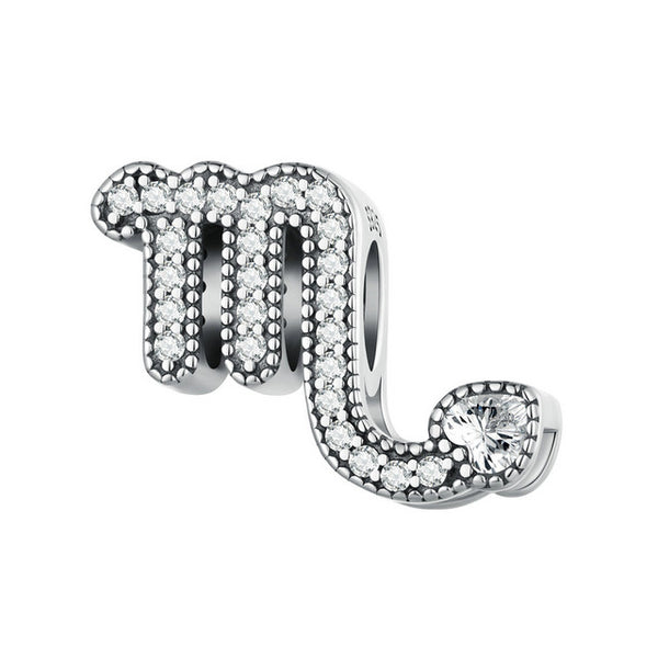 Kristall Sternzeichen Charm Anhänger Sterling Silber - FALKENKOENIG SCHMUCK & Piercing Online Shop