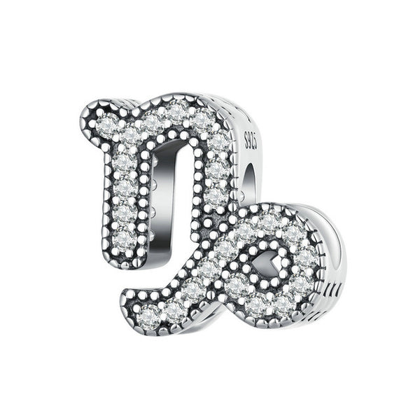 Kristall Sternzeichen Charm Anhänger Sterling Silber - FALKENKOENIG SCHMUCK & Piercing Online Shop