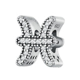 Kristall Sternzeichen Charm Anhänger Sterling Silber - FALKENKOENIG SCHMUCK & Piercing Online Shop