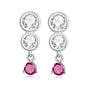 Ohrringe Sparkling Sterling Silber Kristall - FALKENKOENIG SCHMUCK & Piercing Online Shop