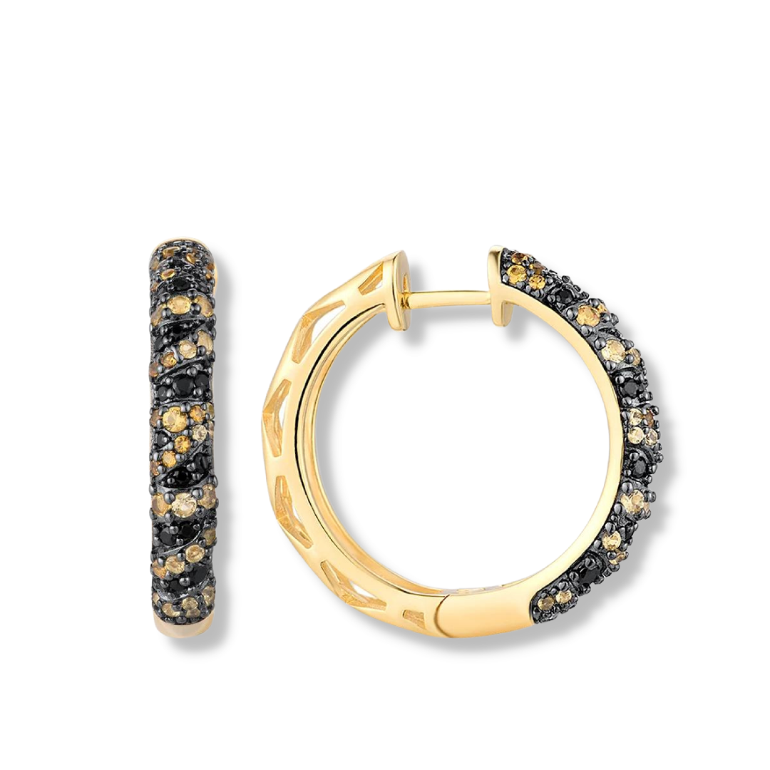 Currie Ohrringe mit Kristallen - FALKENKOENIG SCHMUCK & Piercing Online Shop