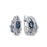 Glacier Ohrringe mit Kristallen - FALKENKOENIG SCHMUCK & Piercing Online Shop