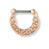 Nasenpiercing Ring Titan Roségold Chain - Nasenring - FALKENKOENIG SCHMUCK & Piercing Online Shop