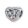 Charm Anhänger Herz Mom Sterling Silber - FALKENKOENIG SCHMUCK & Piercing Online Shop