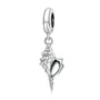 Muschel Charm Anhänger Sterling Silber - FALKENKOENIG SCHMUCK & Piercing Online Shop