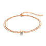 Fusskettchen Edelstahl Rosegold 22 - 27 cm verstellbar - FALKENKOENIG SCHMUCK & Piercing Online Shop